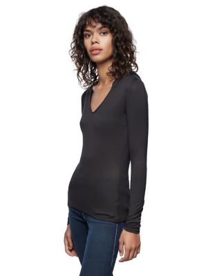 HOODED LONG SLEEVE SHIRT