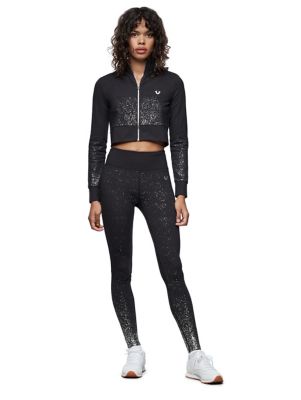 PERFORMANCE SHIMMER CROP JACKET