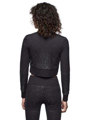 PERFORMANCE SHIMMER CROP JACKET
