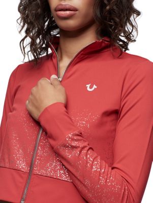 PERFORMANCE SHIMMER CROP JACKET