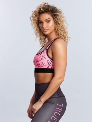 WOMENS BODIED NEON REPEAT SPORTS BRA