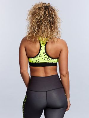 WOMENS BODIED NEON REPEAT SPORTS BRA