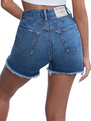 true religion high waisted shorts