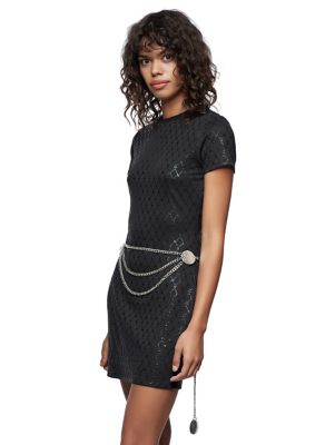 true religion black dress