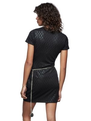 TRUE RELIGION MONOGRAM PRINT DRESS 