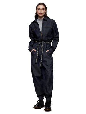 denim utility jumpsuit womens