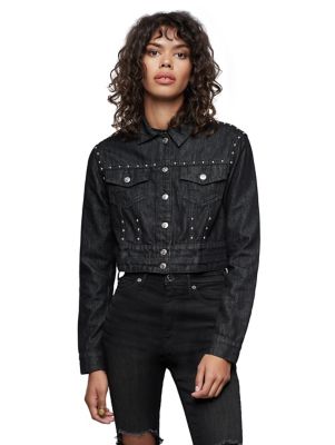 STUDDED DENIM JACKET