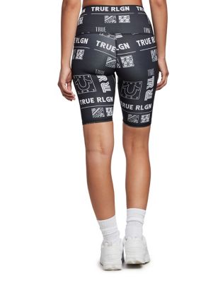 logo biker shorts