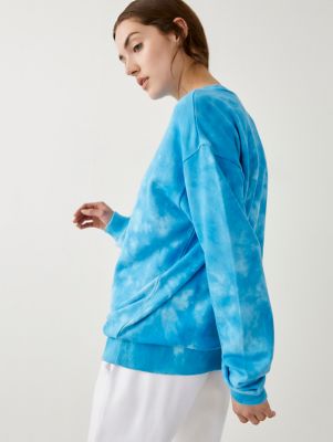 tie dye crew sweatshirt