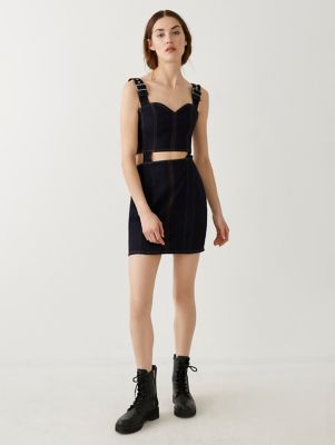 true religion black dress