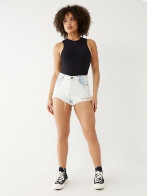high rise sweat short