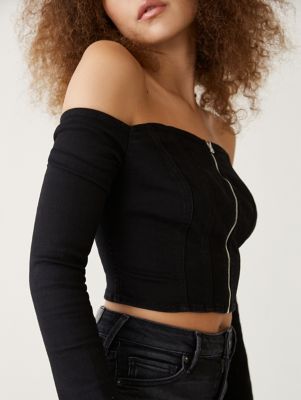 true religion crop top