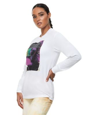 graphic long sleeve tops