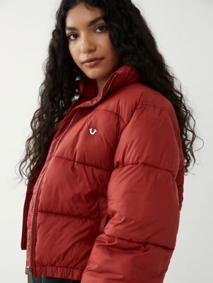 true religion womens puffer jacket