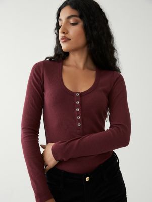 hooded henley shirt
