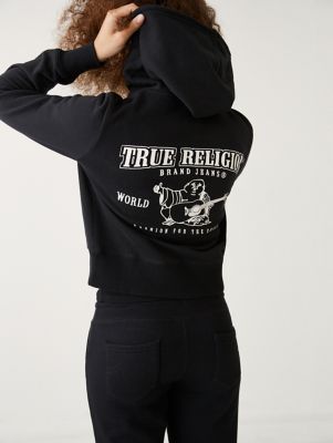 black true religion sweat suit