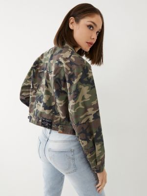 camo crop pants