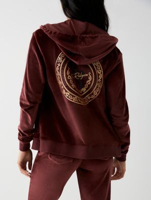 adidas velour zip hoodie