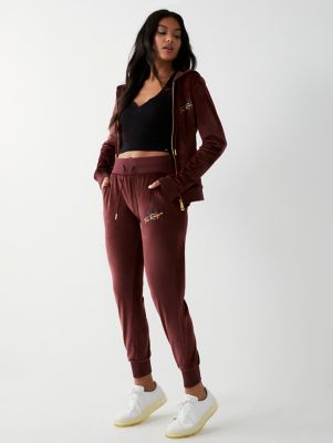 velour jogger set