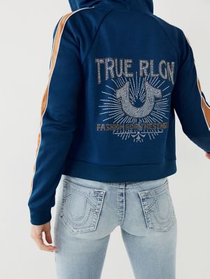 crop zip hoodie tracksuit