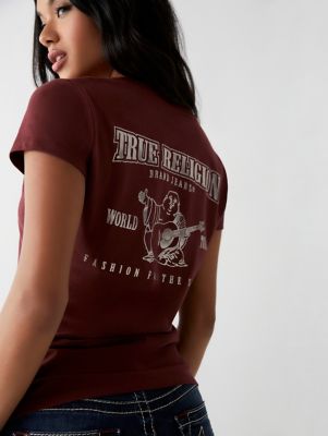 red true religion shirt womens