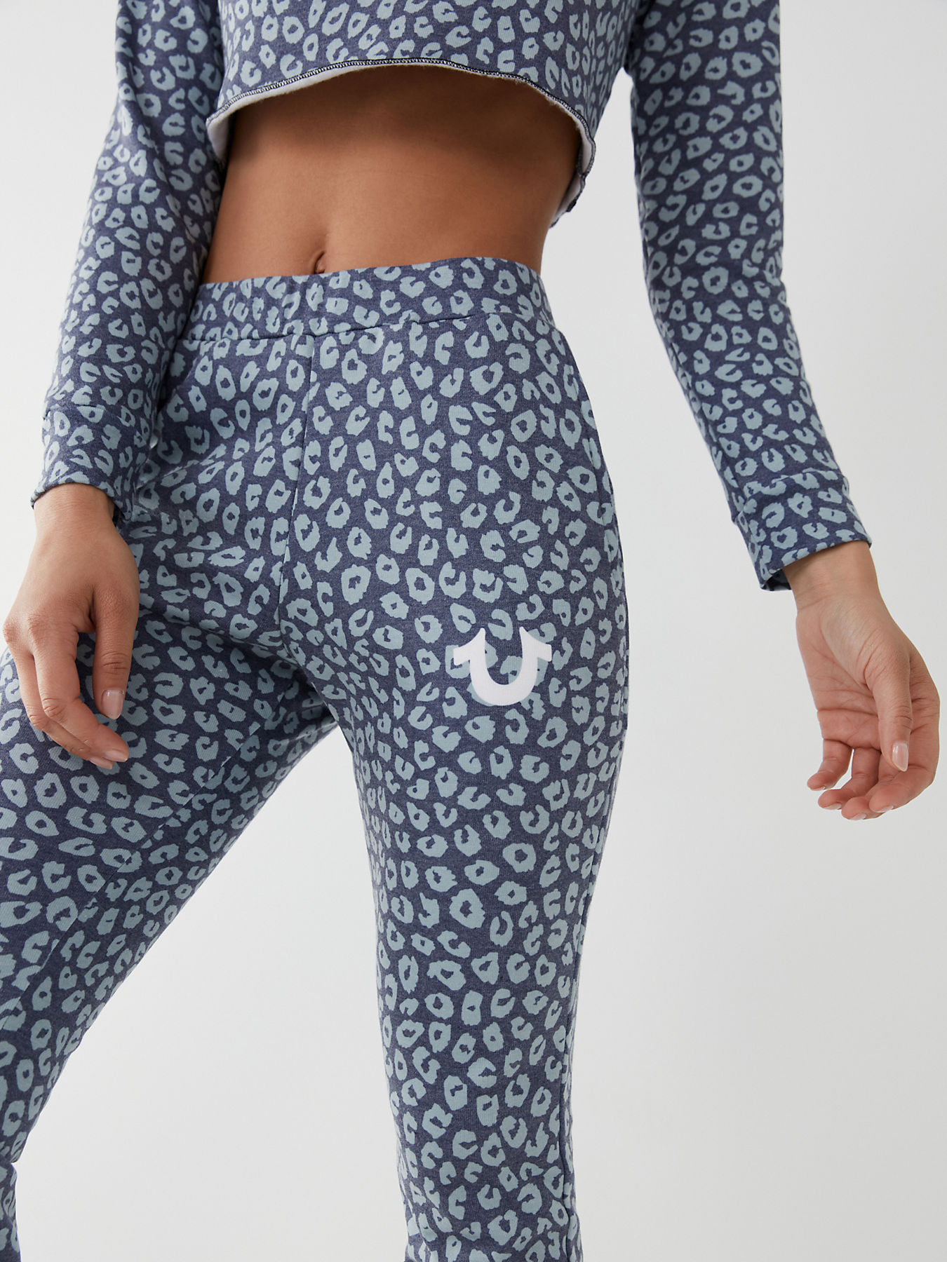 CHEETAH PRINT JOGGER