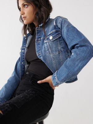 CROP DENIM JACKET