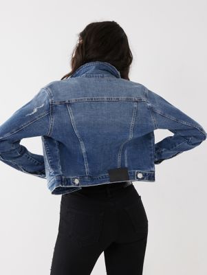 CROP DENIM JACKET