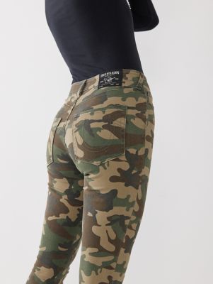 JENNIE CAMO CURVY SKINNY