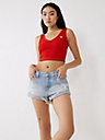 DISTRESSED RELAXED SHORT