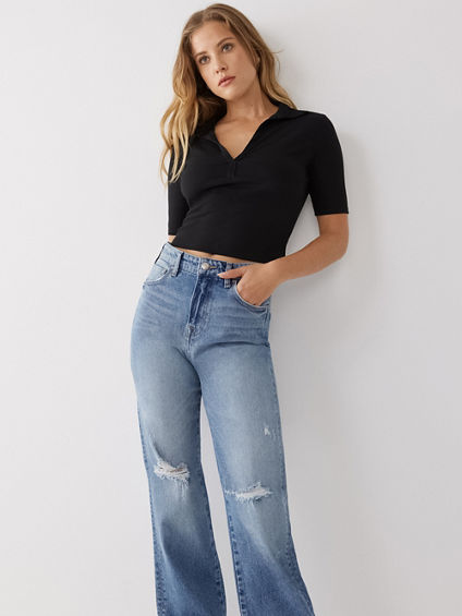 HIGH RISE RELAXED STRAIGHT JEAN