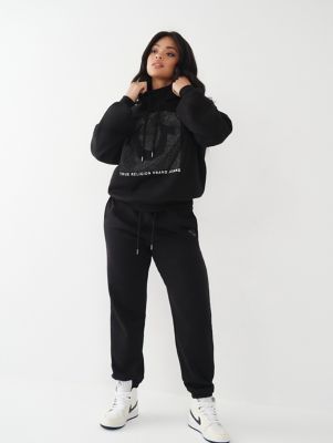 Brand Jeans True Religion Black Women Hoodie || Buy Now