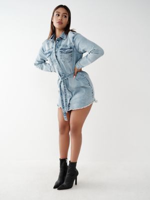 DENIM SHIRT DRESS