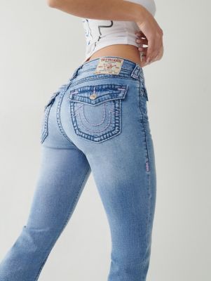 BECCA BIG T STITCH BOOTCUT JEAN