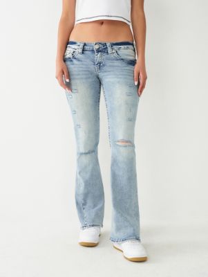 MSemis Girls Kids Ripped Distressed Denim Pants Jeans Kids Wide