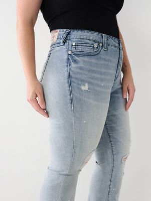 BECCA BIG T STITCH BOOTCUT JEAN