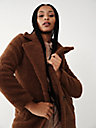FAUX SHEARLING TRENCH