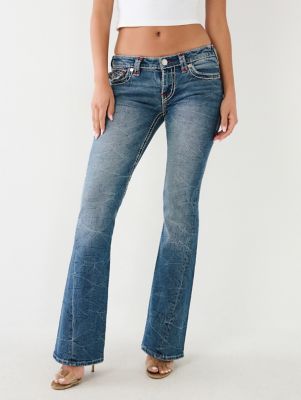 JOEY SUPER T LOW RISE FLARE JEAN