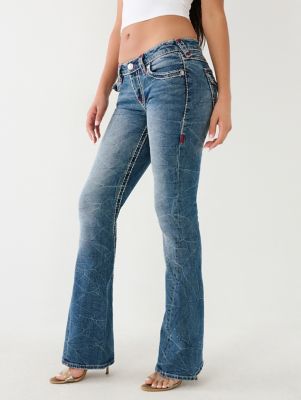 JOEY SUPER T LOW RISE FLARE JEAN