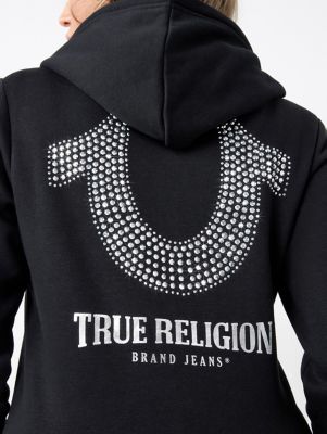 True religion rhinestone hoodie new arrivals