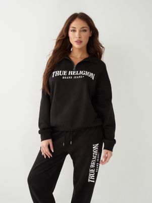 Brand Jeans True Religion Black Women Hoodie || Buy Now