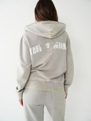 True Religion Brand Jeans - The Big T Logo Zip Hoodie will always
