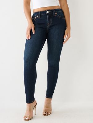 True Religion Halle Om Core Mid Rise Skinny Jeans