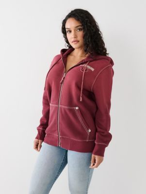 True Religion Heritage Big T Zip-Up Hoodie