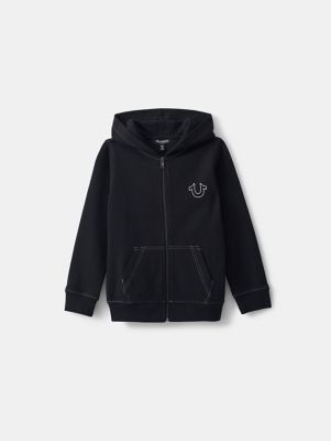 BOYS LOGO ZIP HOODIE
