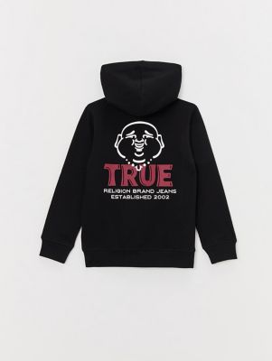 BOYS LOGO ZIP HOODIE