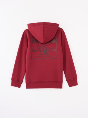 BOYS LOGO ZIP HOODIE