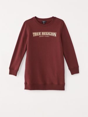 true religion sweatshirt dress