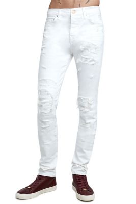 Rocco Destroyed Skinny Mens Jean