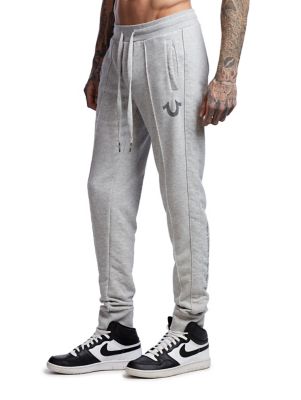 black reflective sweatpants